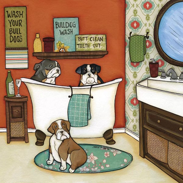 Bulldogs: Wash Your Bulldogs by Jamie Morath