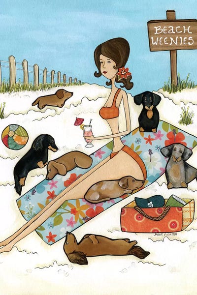 Dachshunds: Beach Weenies Forever by Jamie Morath