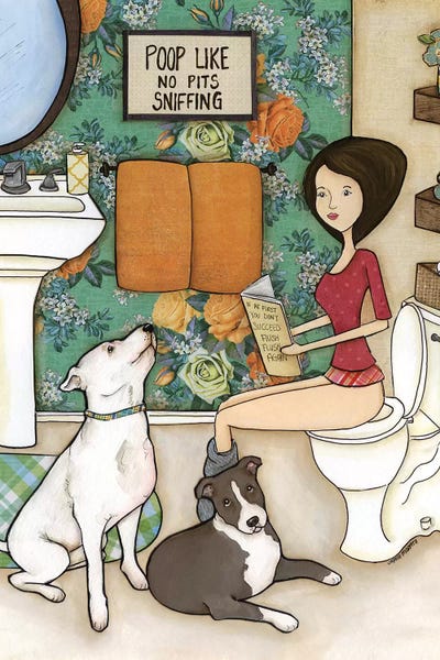 Pit Bulls: No One Sniffing by Jamie Morath