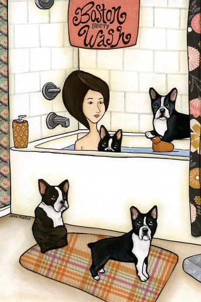 Terriers: Boston Booty Wash by Jamie Morath