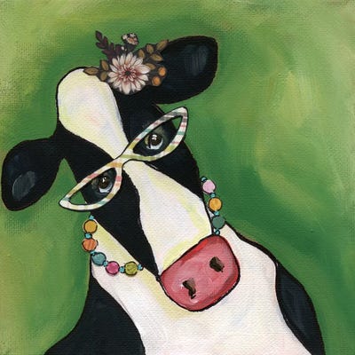 Cow Erma by Jamie Morath art print