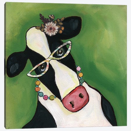 Cow Erma Canvas Print #MRH135} by Jamie Morath Canvas Print