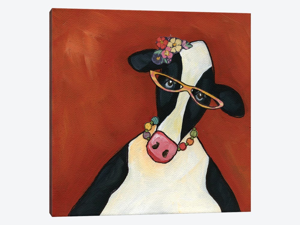 Cow Ethal by Jamie Morath 1-piece Canvas Art