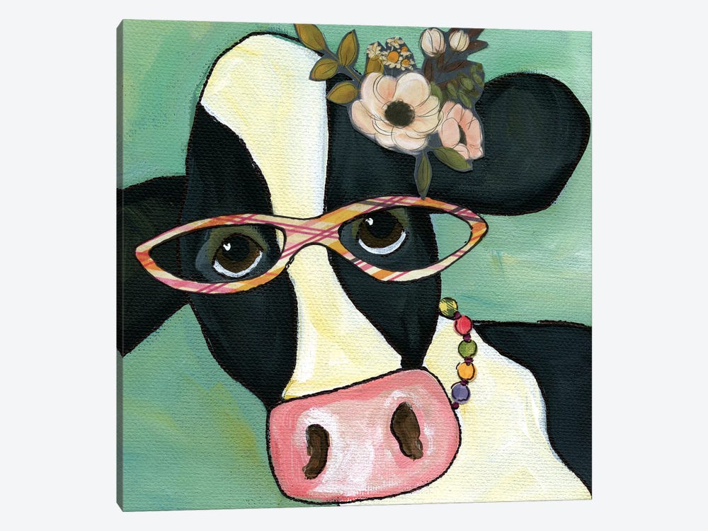 Cow Marlene by Jamie Morath 1-piece Canvas Artwork
