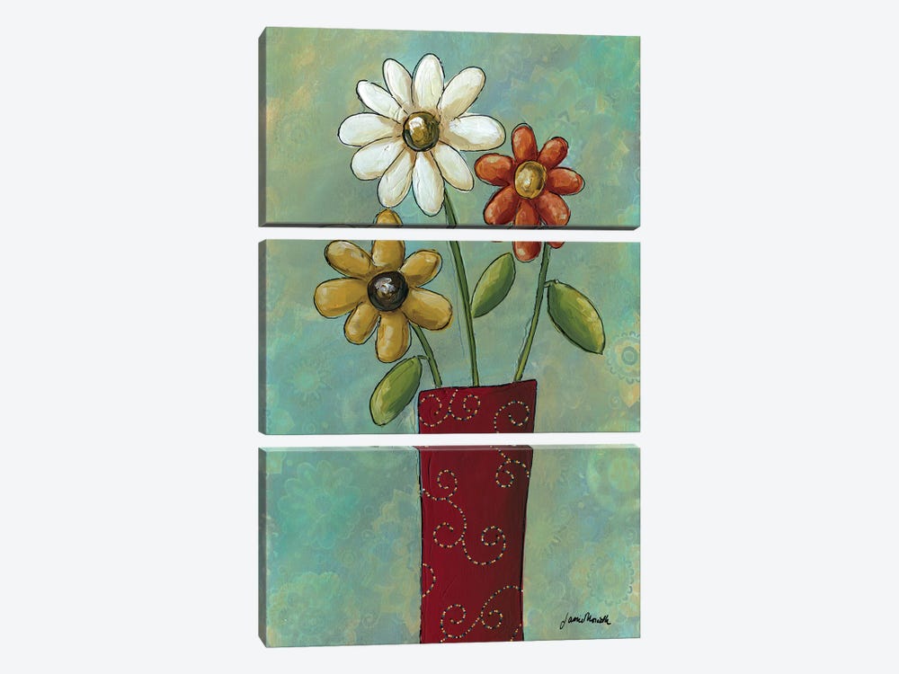 Good Things Come In Threes by Jamie Morath 3-piece Canvas Wall Art