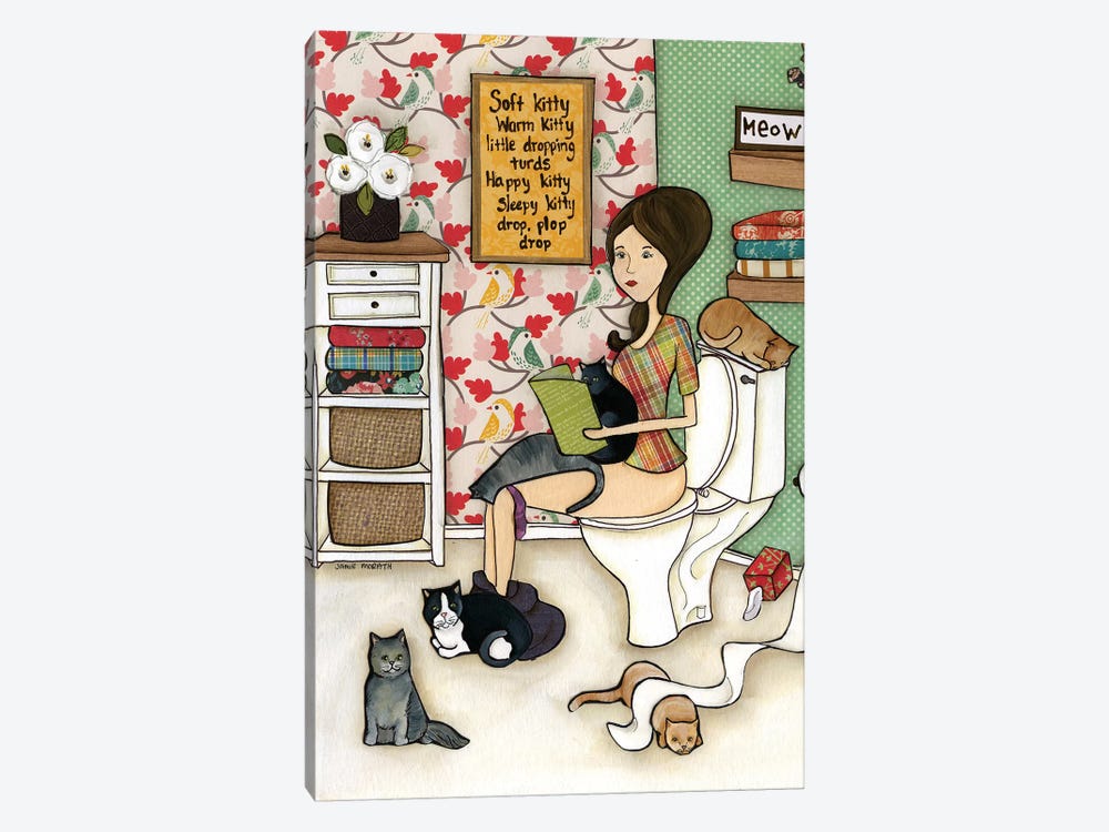 Little Dropping Turds by Jamie Morath 1-piece Canvas Art Print