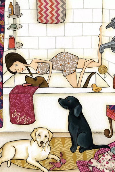 Labrador Retrievers: Live Laugh Labs by Jamie Morath