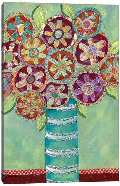 Pixie Sticks In Bloom Canvas Art Print - Jamie Morath