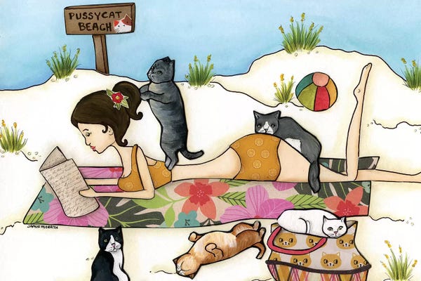 Jamie Morath: Pussycat Beach by Jamie Morath