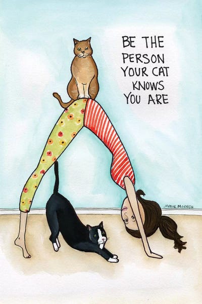 Your Cat Knows by Jamie Morath acrylic art print