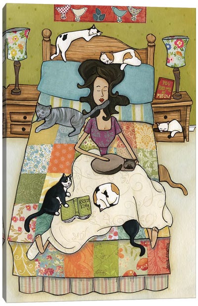 Rescue Kitties Canvas Art Print - Jamie Morath
