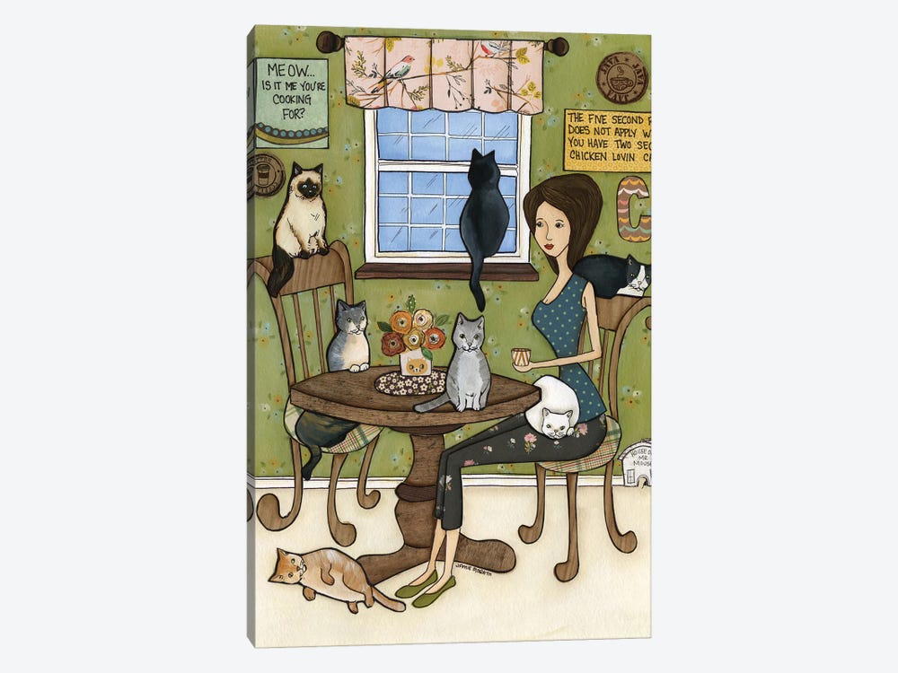 Meow by Jamie Morath 1-piece Canvas Wall Art