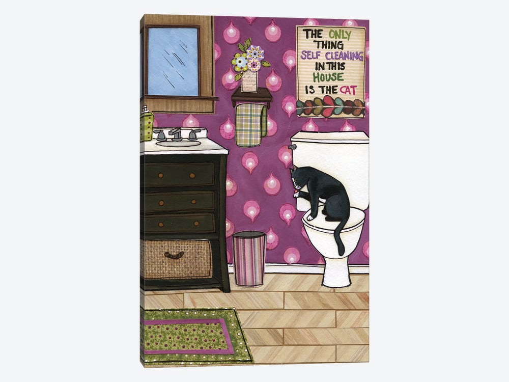 Self Cleaning by Jamie Morath 1-piece Canvas Art Print