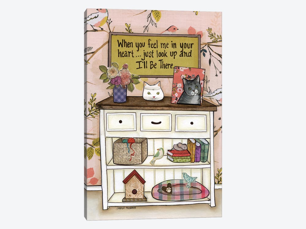 I'll Be There Cat by Jamie Morath 1-piece Canvas Print