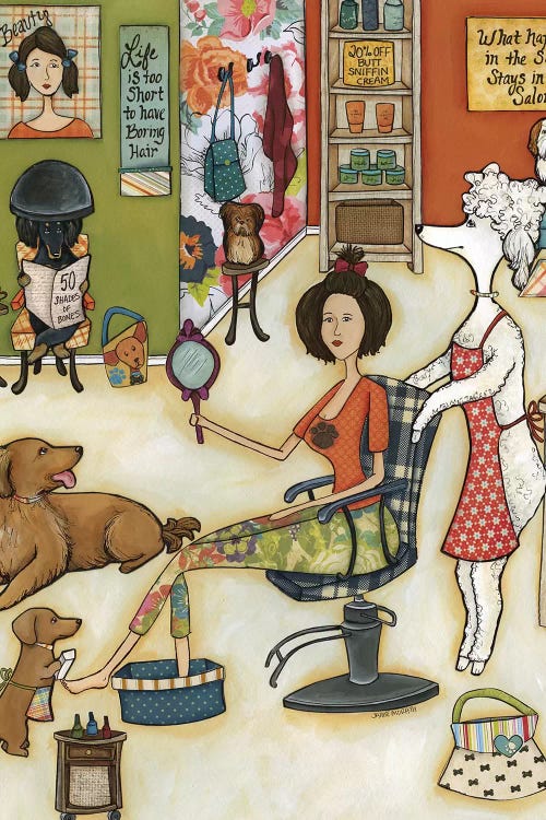 Stays In The Salon by Jamie Morath wall art