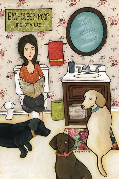 Life Of A Lab by Jamie Morath art print