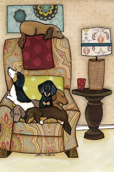 Furniture: Chair Full Of Weenies by Jamie Morath