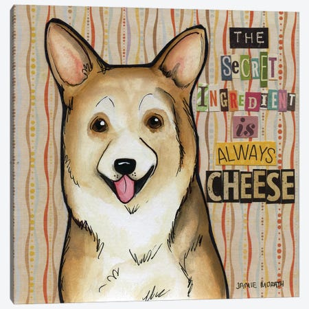 Always Cheese Canvas Print #MRH224} by Jamie Morath Art Print