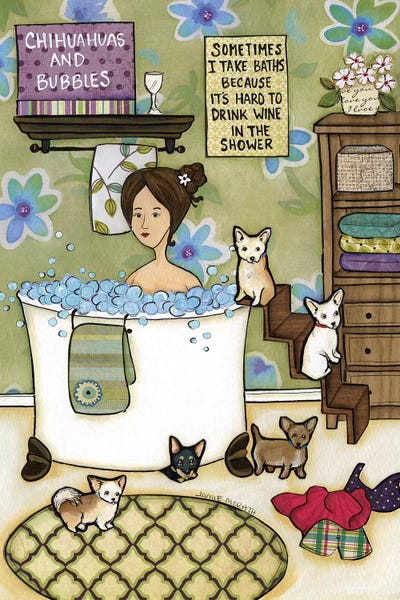 Jamie Morath: Chihuahua's Bubbles by Jamie Morath