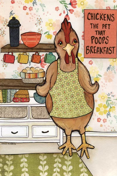 Chicken Poop by Jamie Morath acrylic art print