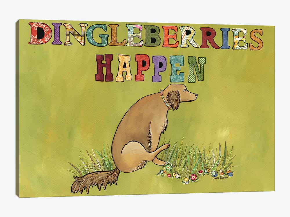 Dingleberries Happen by Jamie Morath 1-piece Canvas Artwork