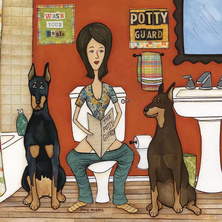 Potty Guard by Jamie Morath wall art