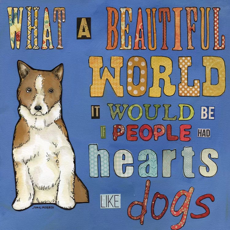 Hearts Like Dogs by Jamie Morath wall art