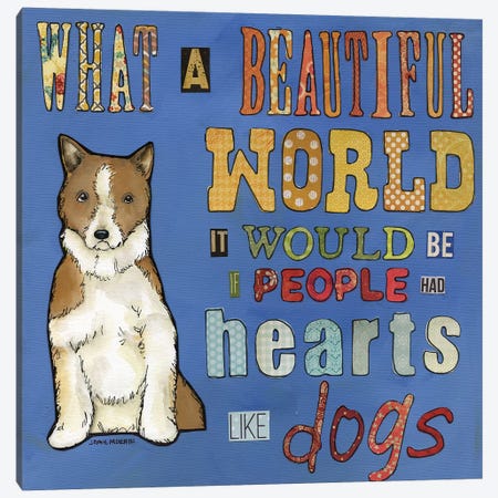 Hearts Like Dogs Canvas Print #MRH268} by Jamie Morath Canvas Artwork