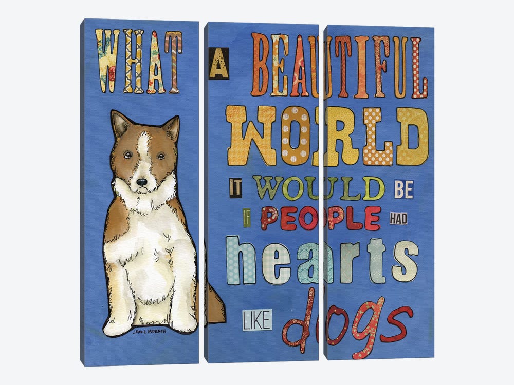 Hearts Like Dogs by Jamie Morath 3-piece Art Print