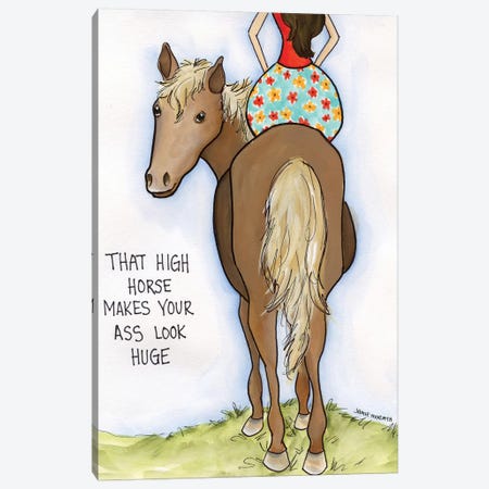 High Horse Canvas Print #MRH270} by Jamie Morath Art Print