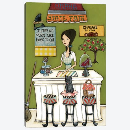 Courage To Cook Canvas Print #MRH27} by Jamie Morath Art Print