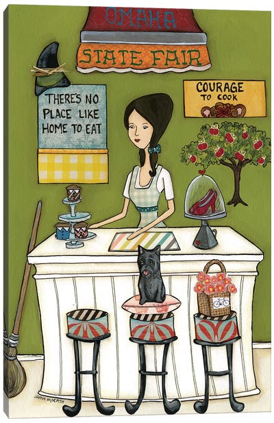Courage To Cook Canvas Art Print - Cooking & Baking Art