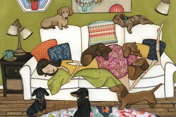 Jamie Morath: Couch Wieners by Jamie Morath
