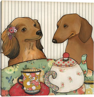 Together Tea Canvas Art Print - Jamie Morath