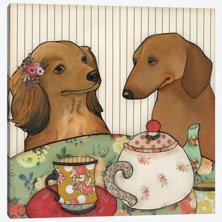 Together Tea Canvas Print #MRH302} by Jamie Morath Canvas Print