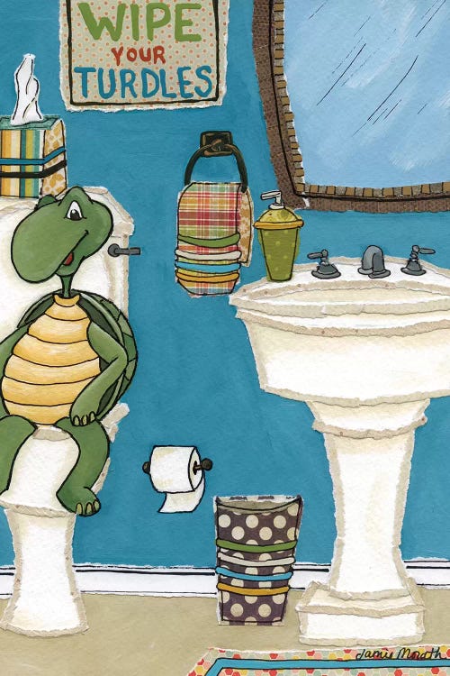 Wipe Your Turdles by Jamie Morath wall art