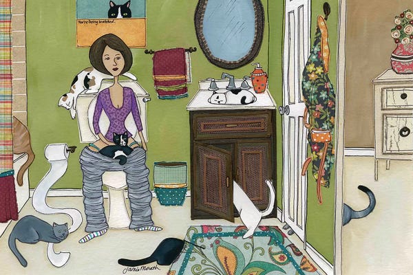 Bathroom Break: Purdy Peez by Jamie Morath