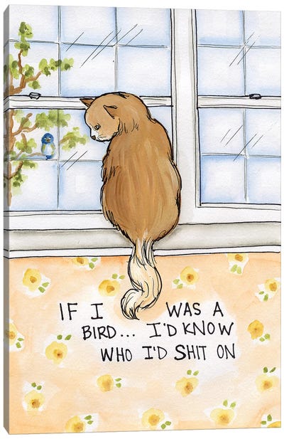 If I Were A Bird Canvas Art Print - Jamie Morath