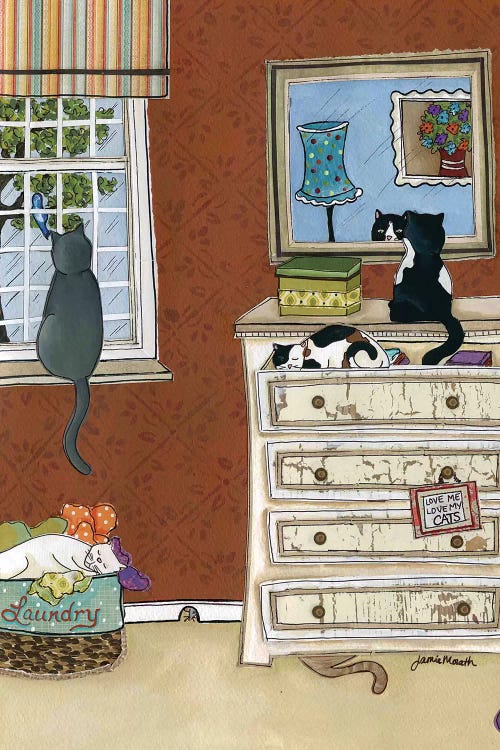 Love Me Love My Cats by Jamie Morath wall art