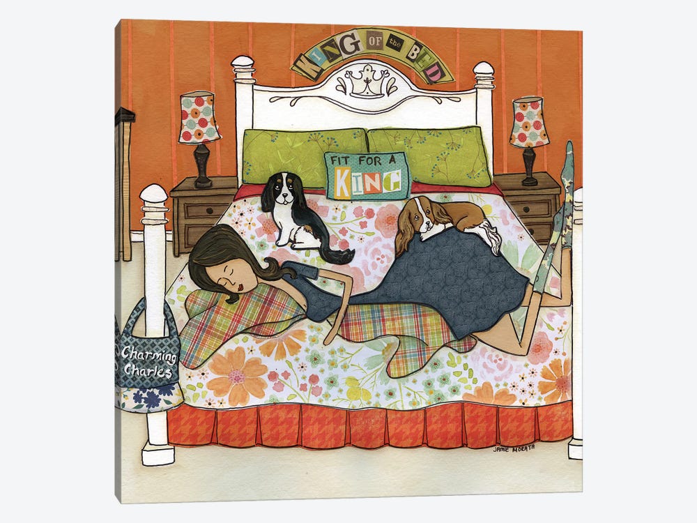 King Of The Bed by Jamie Morath 1-piece Canvas Artwork