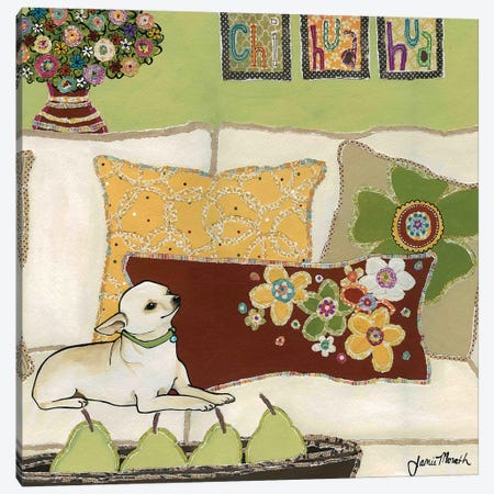 Chihuahua Love Canvas Print #MRH356} by Jamie Morath Canvas Art Print