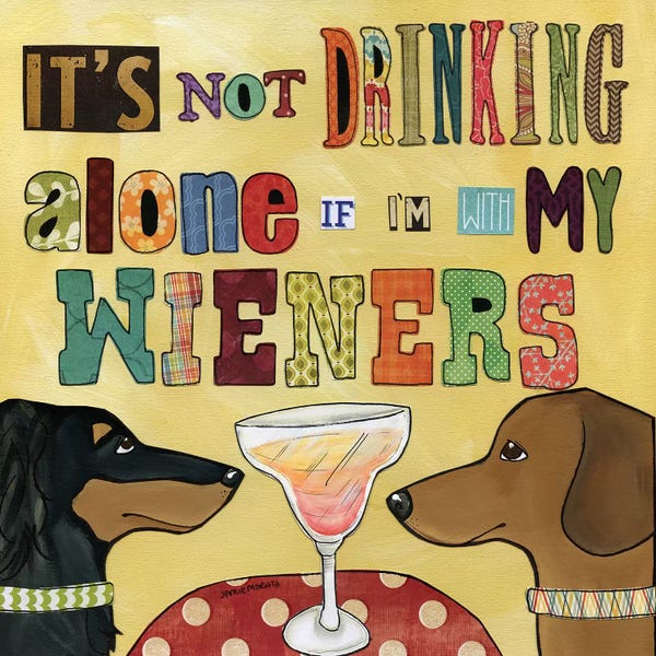 Dachshunds: Drinking With Wieners by Jamie Morath