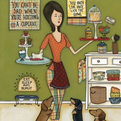 Paw Muffins by Jamie Morath art print