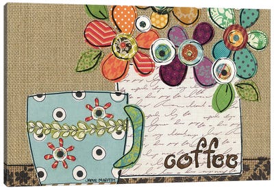Coffee Shower Canvas Art Print - Coffee Shop & Cafe