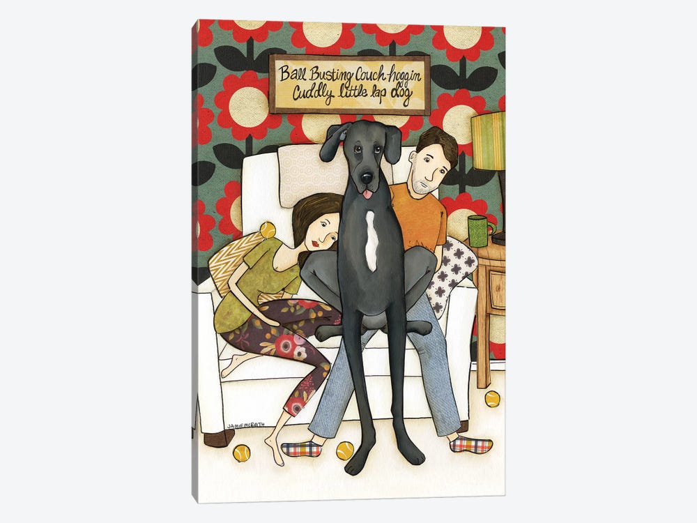 Ball Busting by Jamie Morath 1-piece Canvas Art Print