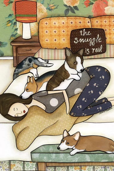 Corgis: Snuggle Is Real by Jamie Morath
