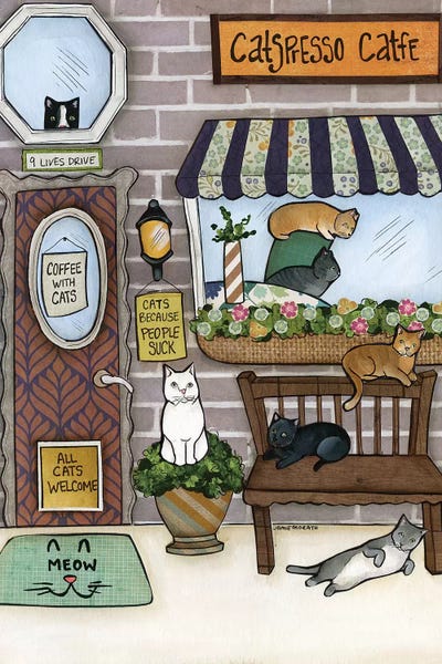 Cats by Jamie Morath art print