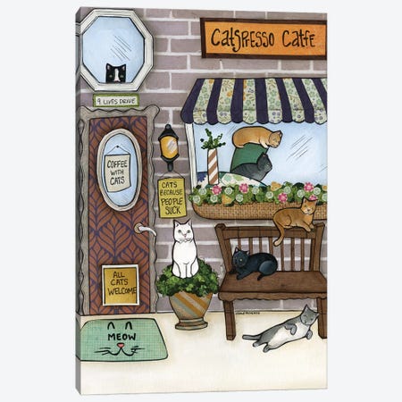 Cats Canvas Print #MRH424} by Jamie Morath Art Print