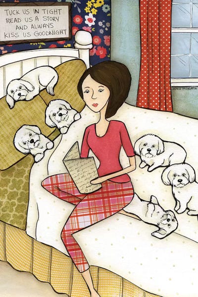 Bichon Frises: Tuck Us In by Jamie Morath