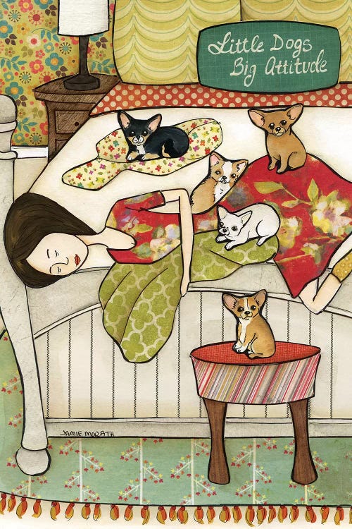 Little Dogs by Jamie Morath wall art